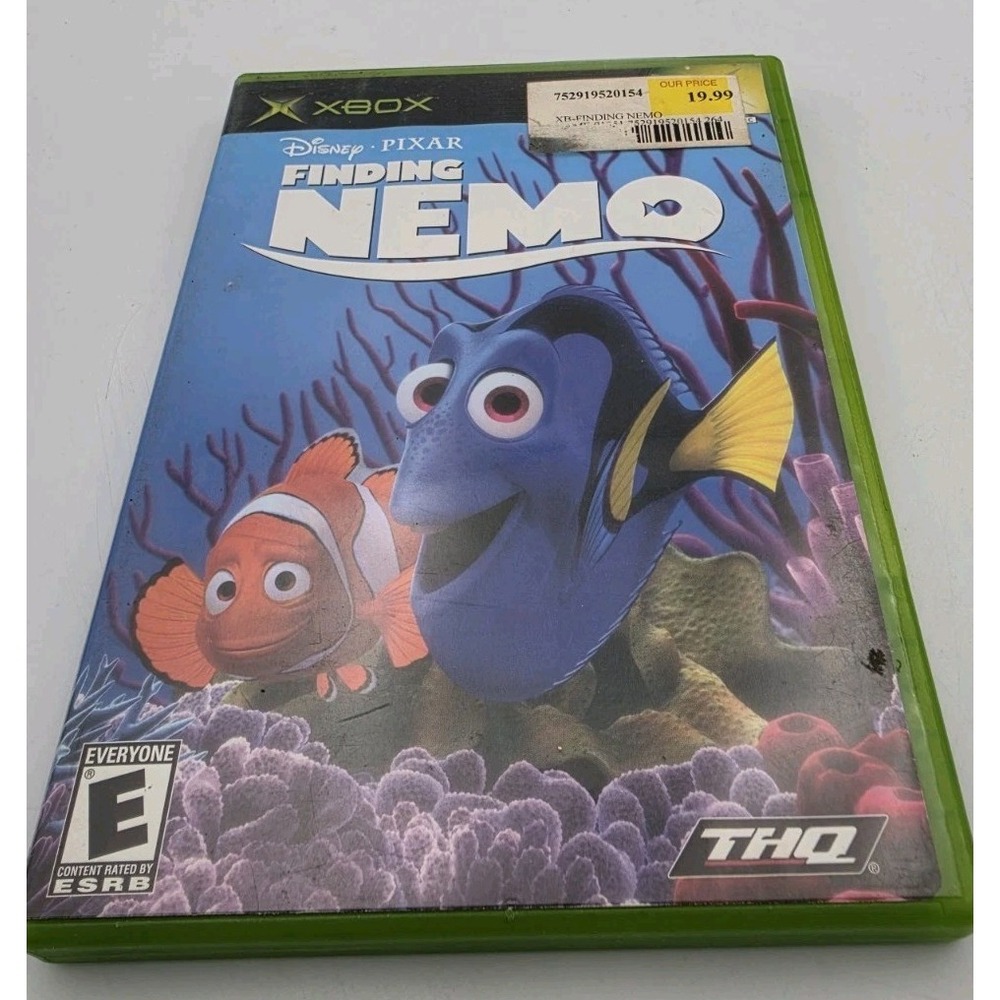 Finding Nemo Disney Pixar Microsoft Xbox Game NTSC-U/C Complete CIB Tested